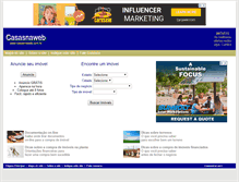 Tablet Screenshot of casasnaweb.com.br