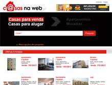 Tablet Screenshot of casasnaweb.pt